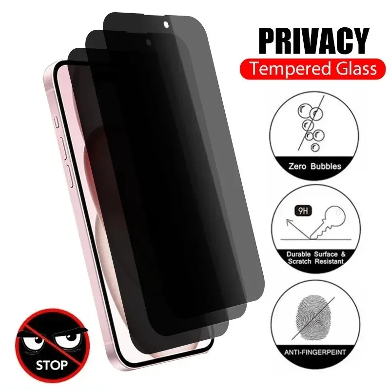 

3 шт. закаленное защитное стекло для iPhone 15 Pro 14 13 12 11 Pro Max XR XS