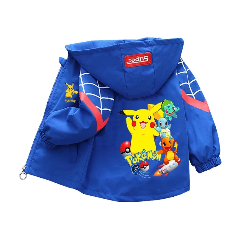thumbnail image 1 of Chaquetas nuevas de primavera y otoño para niños y niñas, abrigo de manga larga con estampado de la Patrulla Canina, abrigo de Pokémon de Hello Kitty, primavera y otoño, 2024, 1 of 5