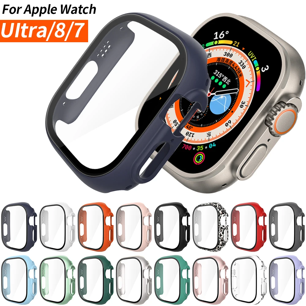 Cristal y cubierta para Apple Watch, Protector de pantalla de 44mm