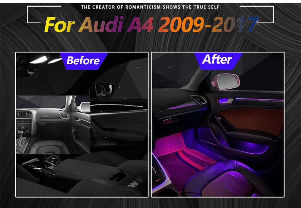 Ambient light for A4 B8 ambient light RGB ambient light allspace