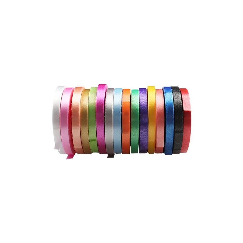 Balloon Ribbon 10metre/Roll Balloon Ribbon Birthday Party Decoration Supplies Wedding Accessories DIY 5mm Balloon Rope Satin Colourful Ribbons