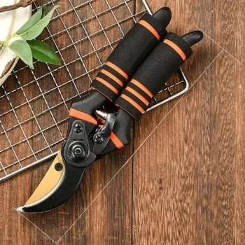 Professional bypass pruners - extremely sharp high-quality gardening shears, garden pruning shears,