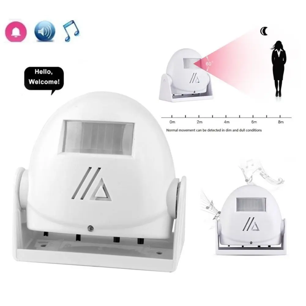 Wireless Technology Wireless Alarm Alarm Function Chime Sound PIR Motion Sensor Motion Detection Sensor Technology