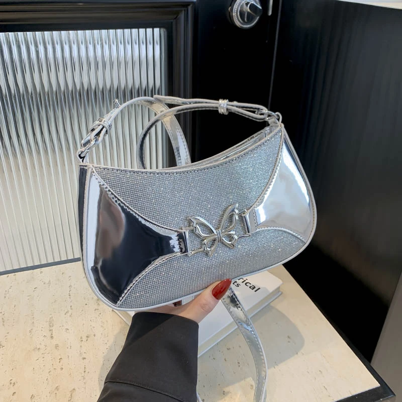 

Y2K Diamond Ladies Evening Handbag Stylish Shoulder Bag Luxury Designer Brand Crossbody Bag Ladies Casual Tote Clutch Bag