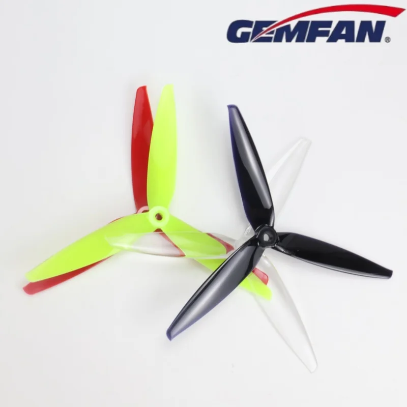 HQProp T2X2X3 PC 5,1 Cm – Hélices 3 Pales 4CW + 4CCW – Pour Drone FPV Whoop Freestyle – Lot 8 Paires