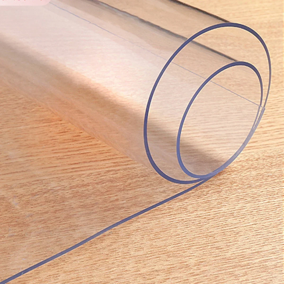 Clear PVC Table Cover Protector, Rectangular Transparent Non-Slip Desk Pads Mats for Countertop 5