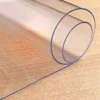 Clear PVC Table Cover Protector, Rectangular Transparent Non-Slip Desk Pads Mats for Countertop 5
