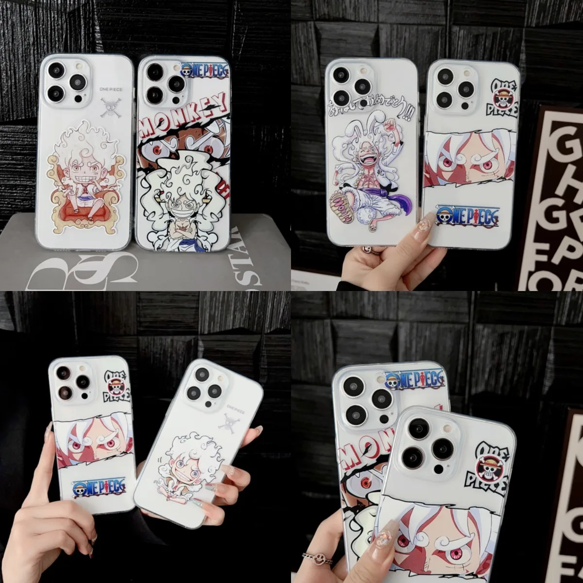 Per Oneplus 6 7 8 9 10 11 Pro T R Rt Pro Custodia In Tpu Rufy Monopezzo