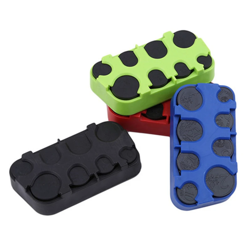 Coin Holder Coin Bank Coin Saver Plastic Coin Collection Purse Wallet Organizer Holder Mini Euro Dispenser For Bus Taxi Car Changer