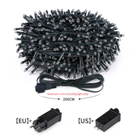 High Bright Twinkle Star LED String ไฟ Fairy กันน้ํา 220V 110V สวนงานแต่งงานคริสต์มาสลานกลางแจ้งตกแต่ง Garland 2