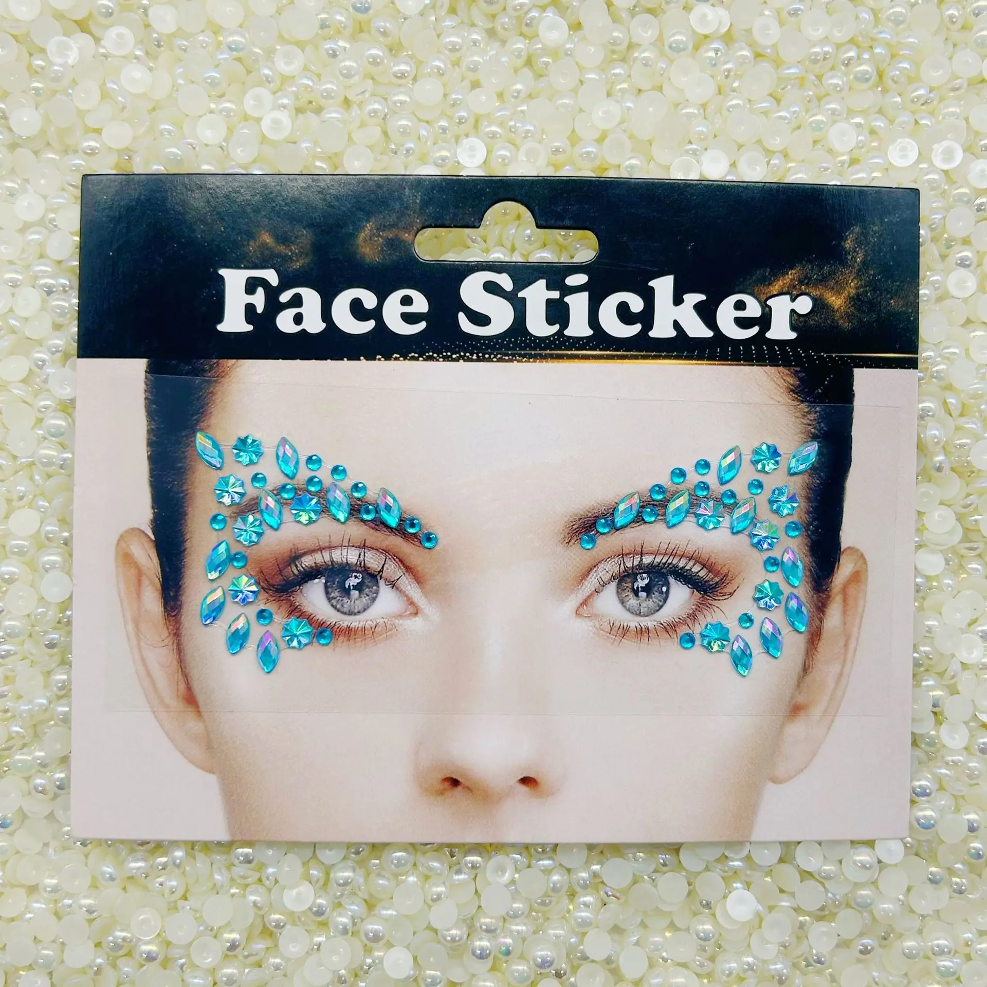 New 3d Rhinestones for Face Bright Face Stickers Festival Adhesive Glitters  Face Makeup Crystals Diamond Gems Jewels Stickers - AliExpress