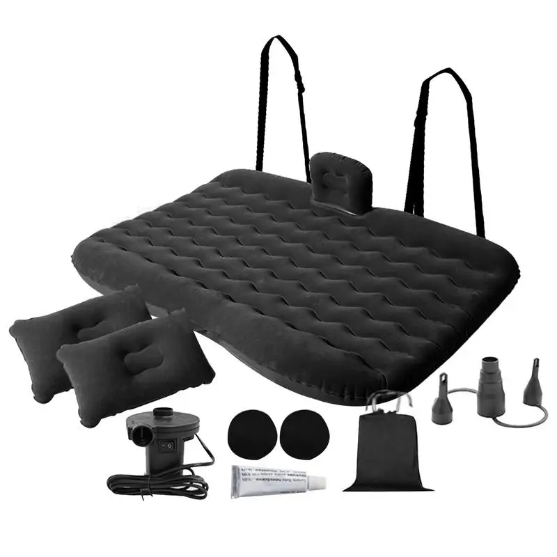 

Автомобильный надувной матрас для путешествий, матрас на заднее сиденье автомобиля, надувная кровать для автомобиля, быстрый автоматический надув, автомобильная дорожная кровать