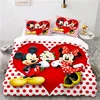 Disney Cartoon Digital Printing Duvet Cover Sets Bedding Sets Mickey Mouse Minnie Children Bed Sets Dropshipping 4