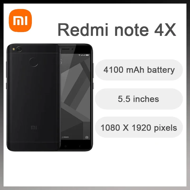 Xiaomi Redmi note 4X smartphone 4G 64G snapdragon 625 instock big promotion |