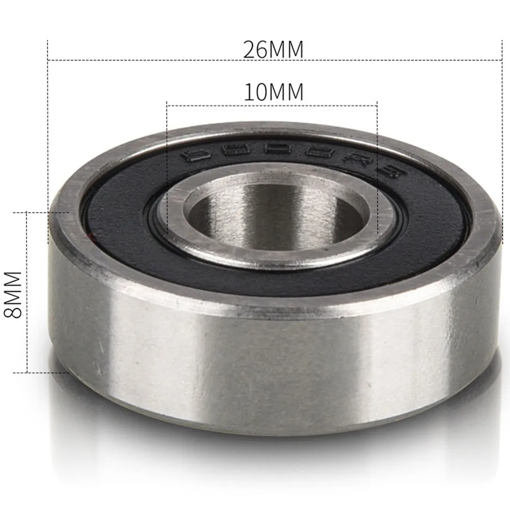 2 Pcs Bike Bicycle Wheel Hub Bearings 6000ZZ 6000-2RS 10x26x8mm For 47cc 49cc Steel MTB Road Bike Equipment Accessory