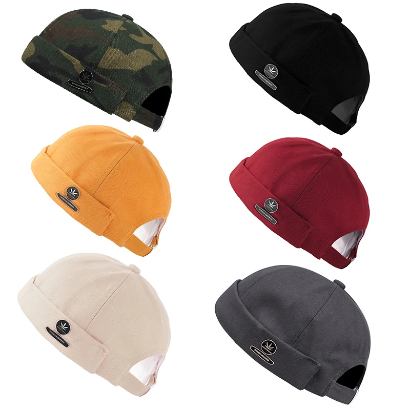 Camouflage Ahorn Blätter Beanie Hut Herbst Mode Beanies Caps Einstellbare Beanie Hüte Mode Unisex Straße Melone Caps – Detail 3