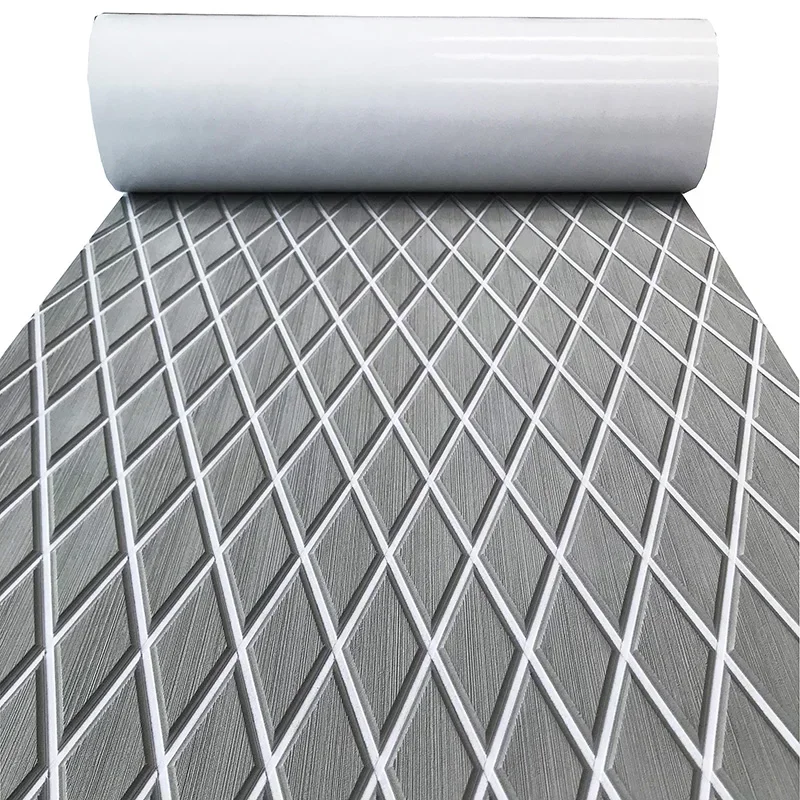 CHURERSHINING EVA Foam Faux Teak Boat Decking Sheet 94.5