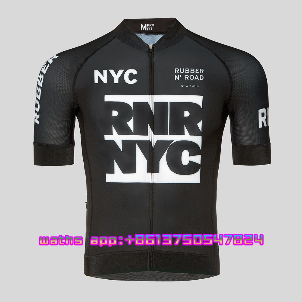 RUBBER N'ROAD Summer Cycling Clothing tops MTB Bike Clothes  Maillot Ropa Ciclismo Man Cycling Bicycle Suit 2