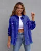 2024 Spring/Summer New denim jacket casual loose women's jacket solid color women's top 4