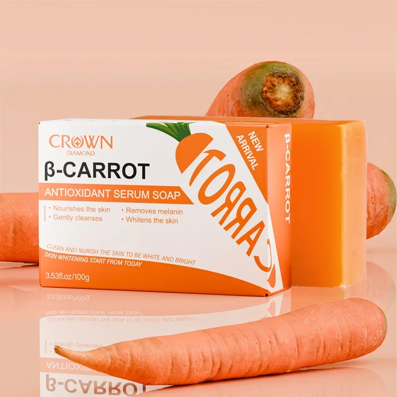 Whitening Antioxidant Carrot Soap with Vitamin C