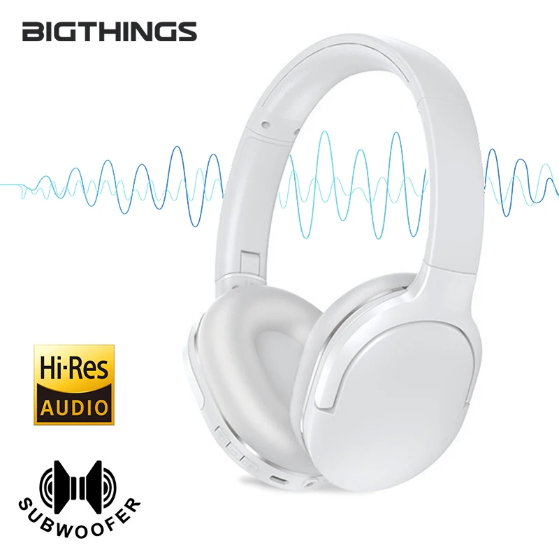 

Over Ear Headphones Gaming Headset Wireless Bluetooth 5.3 Earphones Heavy Bass HiFi 3D Stereo Long Playtime Big Dynamic Speaker
