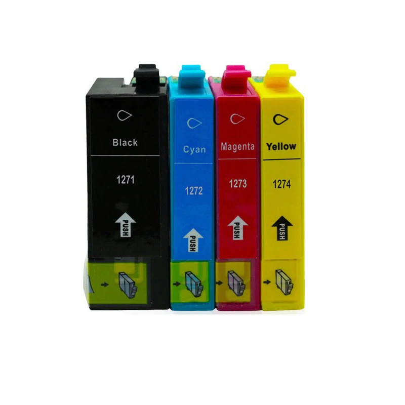 Morrisons Printer Ink Compatible Ink Cartridge For Epson 127 T1271 T1272 T1273 T1274 ...