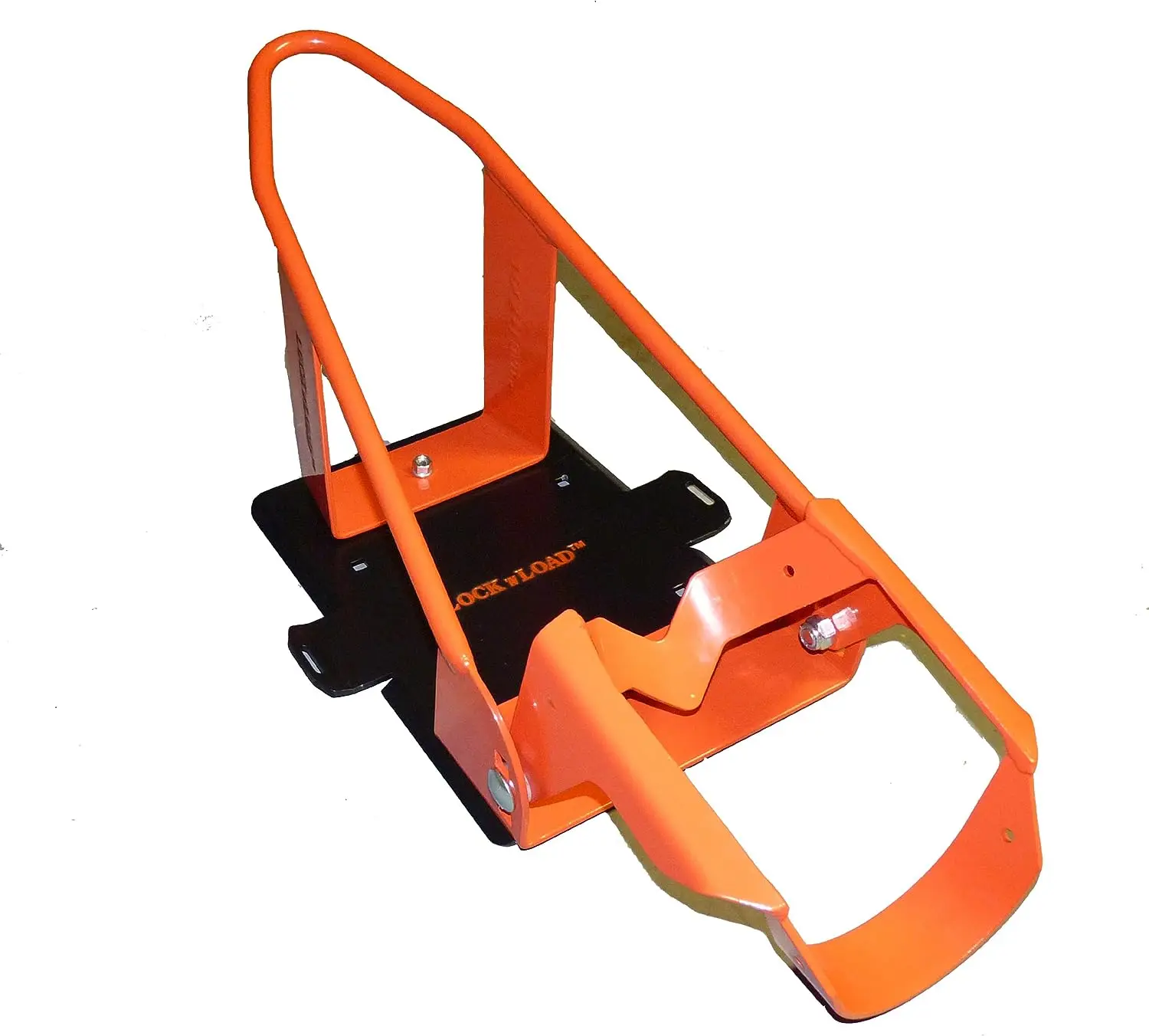 

N Load (BK100 Orange/Black Motorcycle Wheel Chock