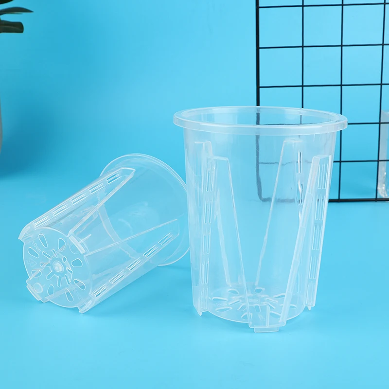 Large Capacity Transparent Cylindrical Plant Holder – Durable, Thickened, Anti-Deformation Design