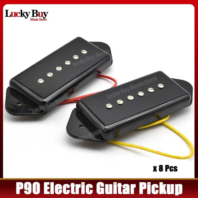 Guitar Slide Wilkinson Ceramic P90 Dogear Pickups Set Low Gauss 