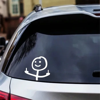 2 adesivi per auto con personaggi dei cartoni animati - vinile impermeabile e resistente ai raggi UV, facile da staccare e senza residui. Adatto per finestre/corpi di carrozzeria