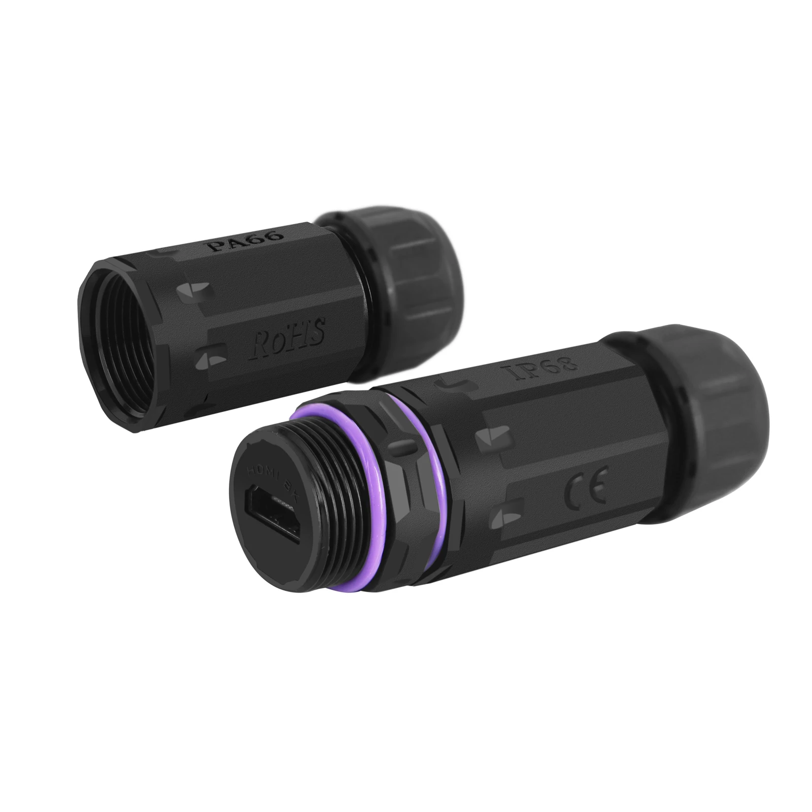 Ultra-Durable Waterproof HDMI Extension Coupler for High-Definition Outdoor Multimedia Connections