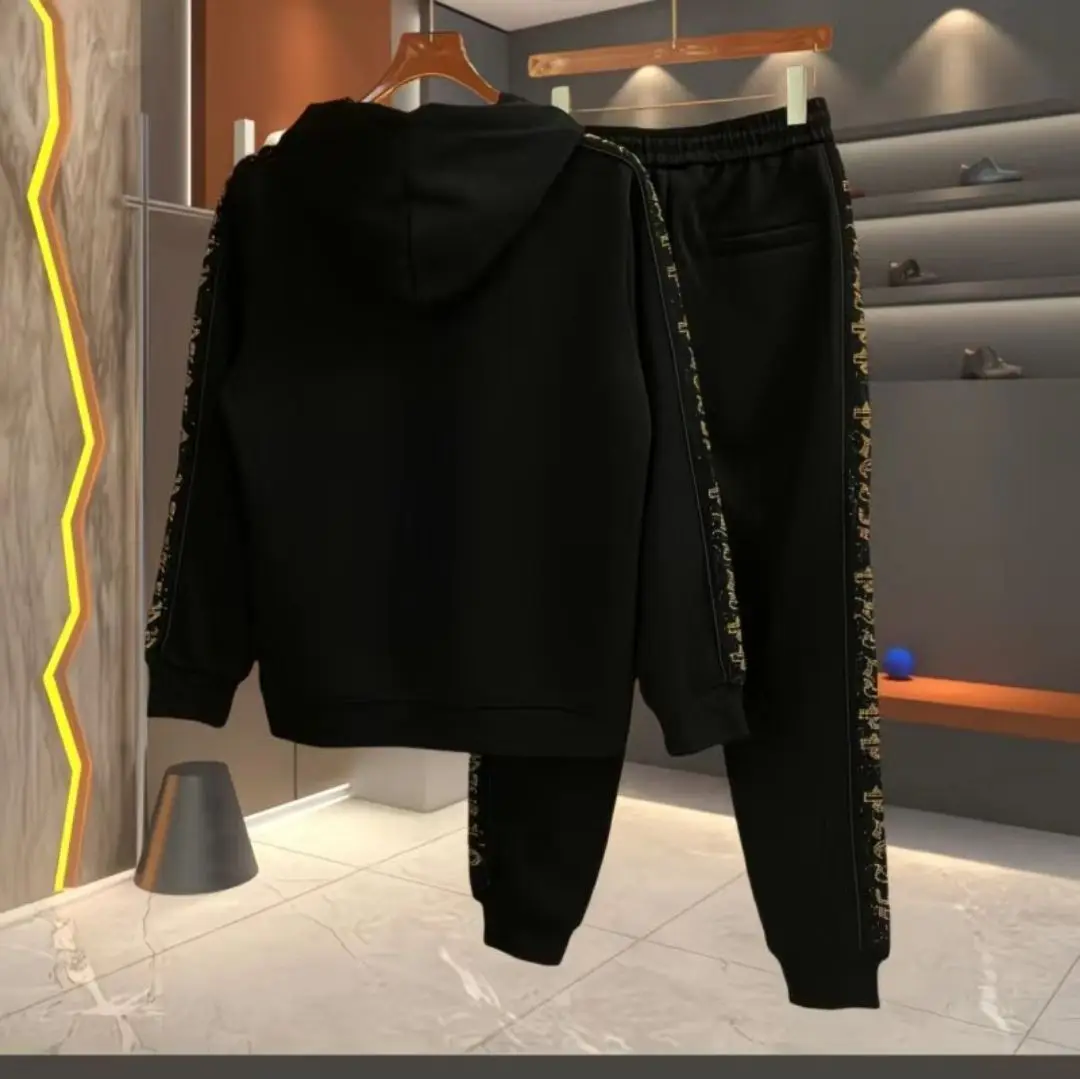 Light luxury two-piece men's set full look