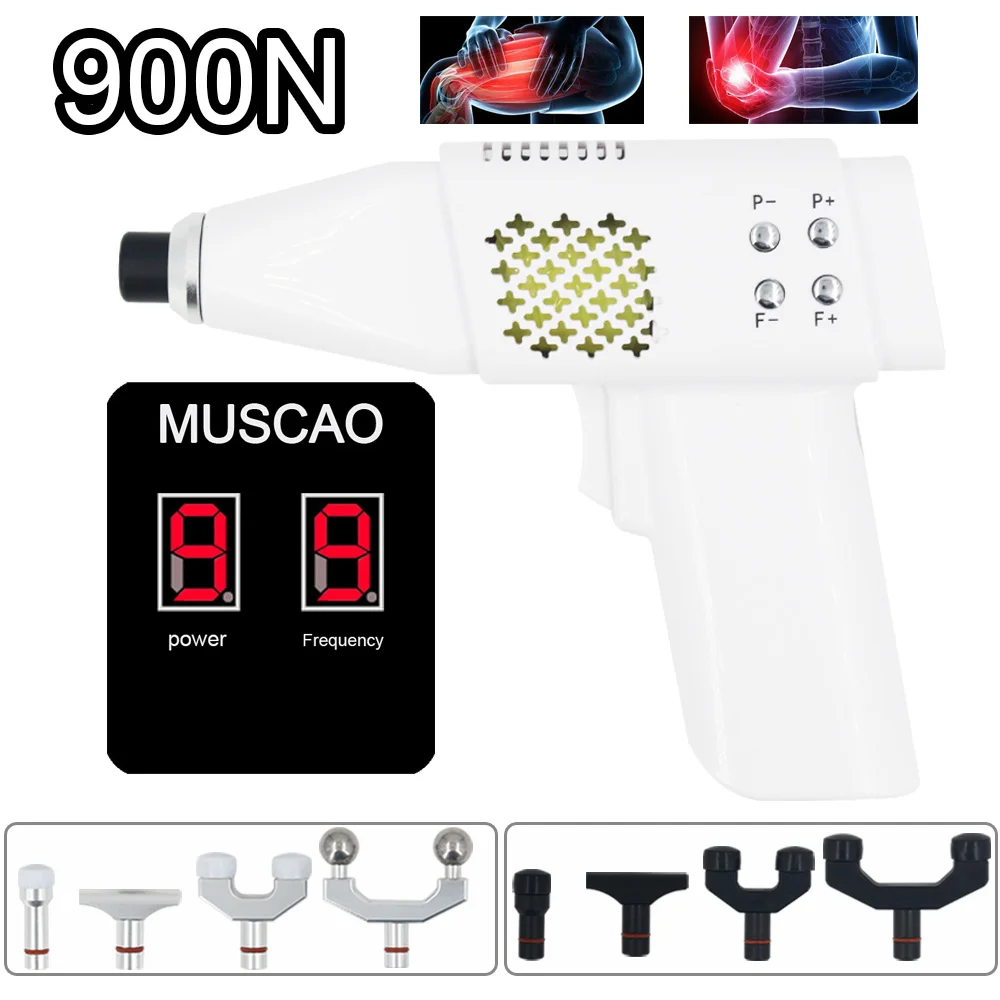 900N Chiropractic Adjusting Tool Body Massager Gun Electric