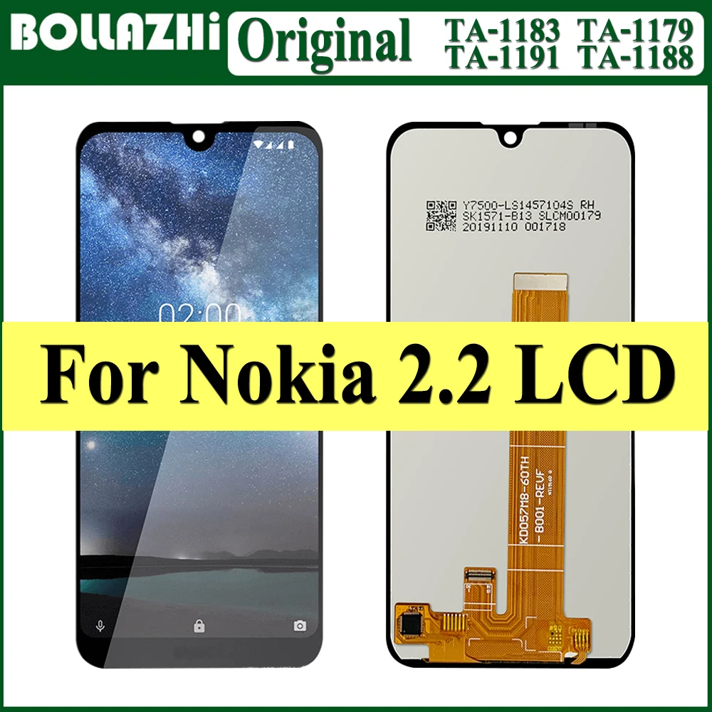 Sjp Para Nokia 2.2 Ta-1183 Pantalla Lcd Pantalla Táctil | Meses sin interés