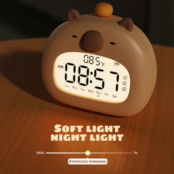 Capybara Kids LED Alarm Clock 1