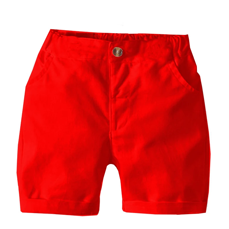 Baby Shorts Shorts for 3-24 Months Baby Boy Newborn Fashion Red + Green Shorts With Suspender 2 PCS Suit For Birthday Party For Casual Outfit