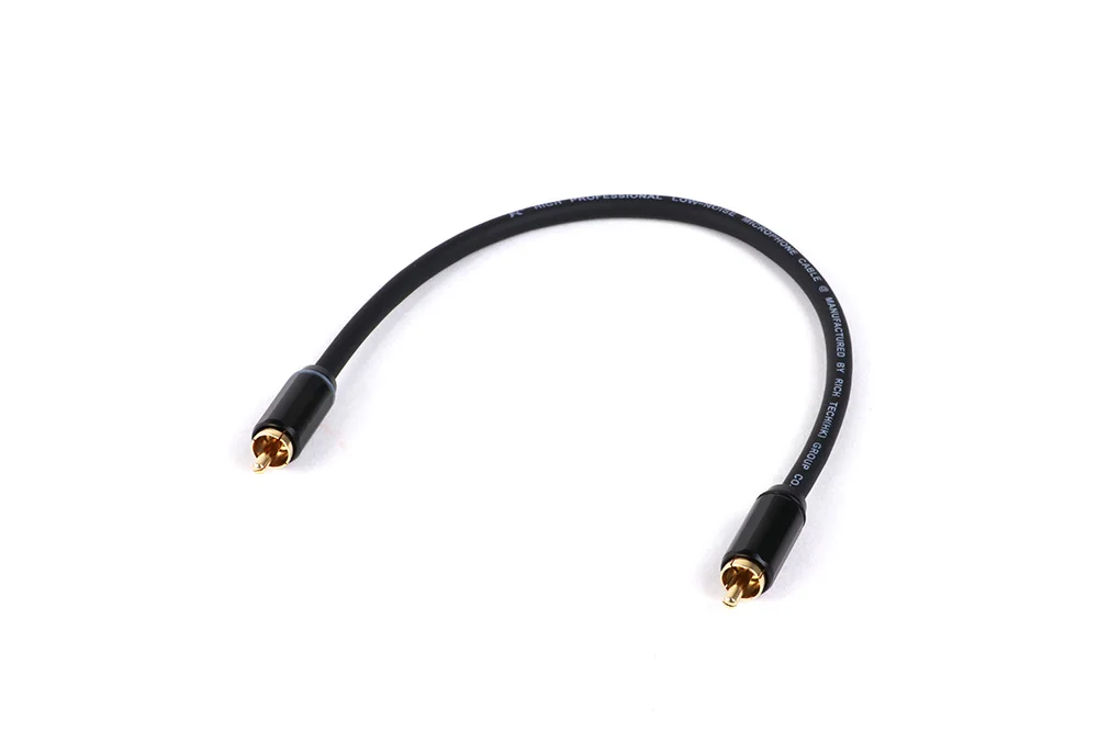 RCA-Kabel, RCA-Stecker auf Stecker, Stereo-Audio-Verlängerungskabel, Konverter, abgeschirmte Leitung für Heimkino, Verstärker, HiFi-System, Lautsprecher – Detail 3