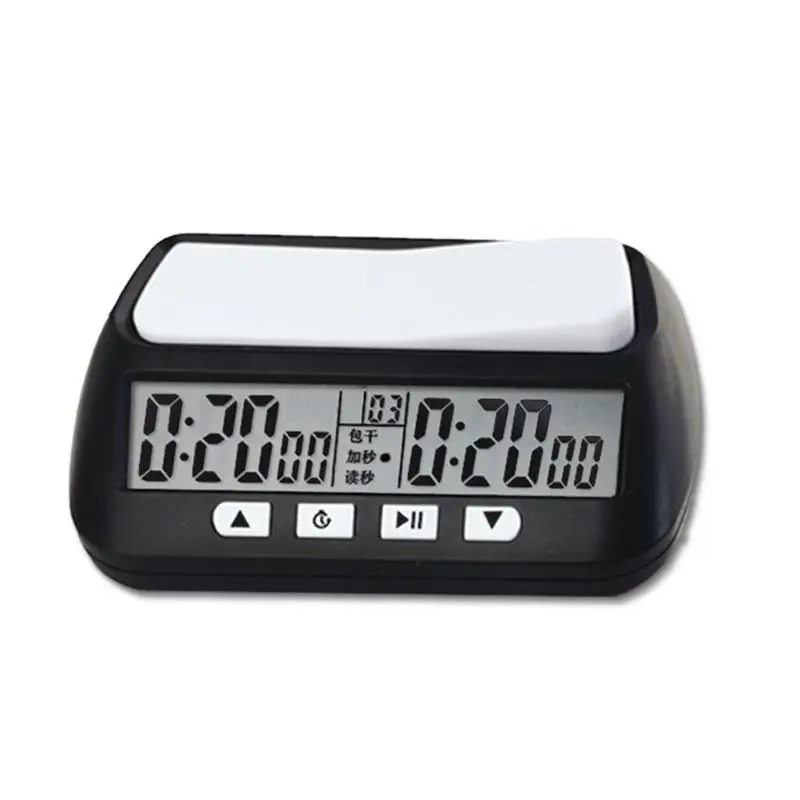 Chess Timer Y1UC Professional Chess Clock Compact Digital Watch Count Up Down Timer Board Game Stopwatch Bonus Competition Hour Meter