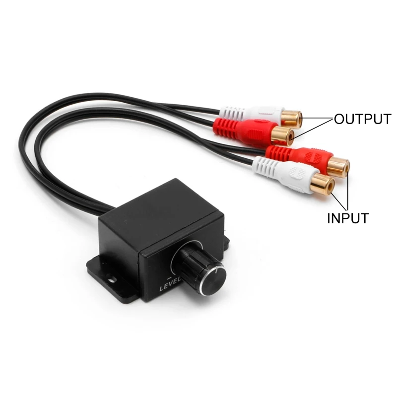 

Аудиоусилитель бас RCA ручка управления уровнем LC-1 автоматическая ручка регулировки громкости звука Прямая доставка