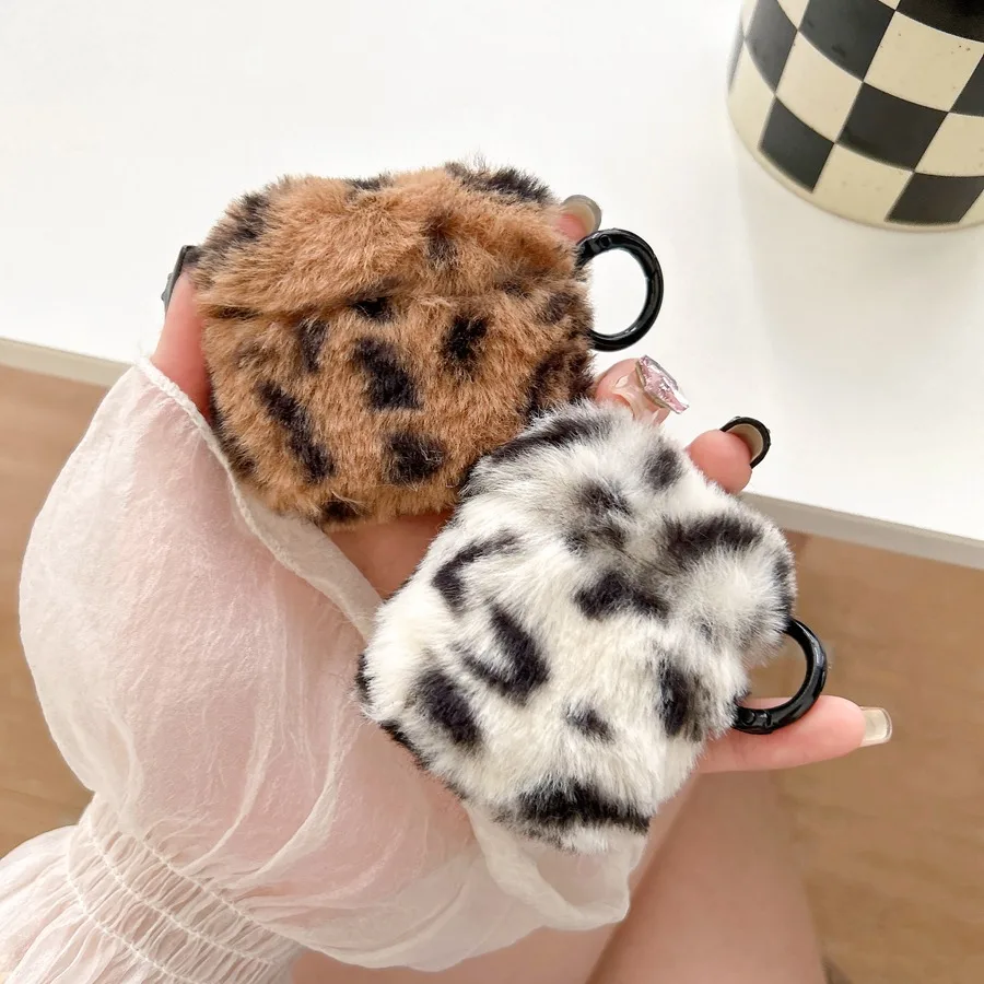 Custodia Per Auricolari Con Stampa Leopardata Di Lusso Per Apple Airpods Pro 2 Custodia Cute Airpod 3 Custodia Morbida In Peluche Airpods2 Scatola Di 