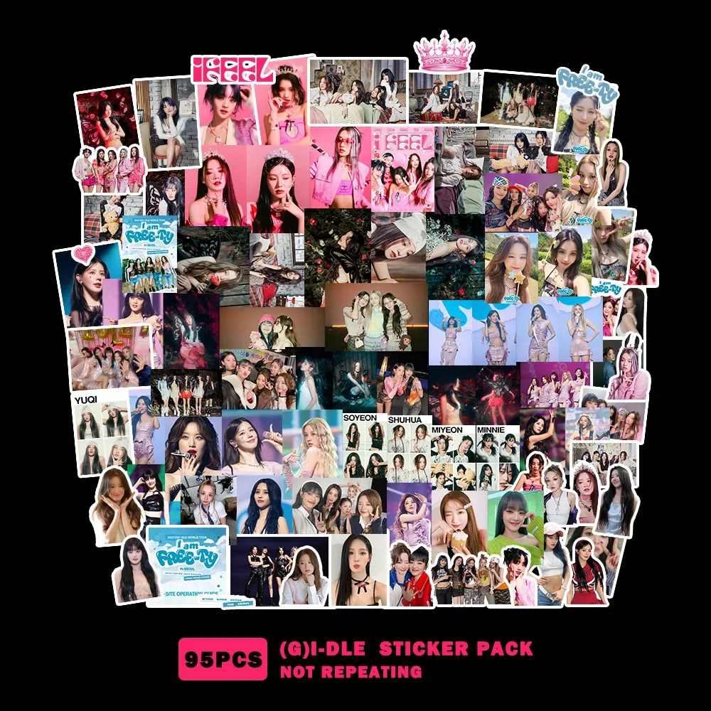 アイドル ステッカー 10/30/60 個 Kpop スターアイドルステッカー音楽ガールズバンド
