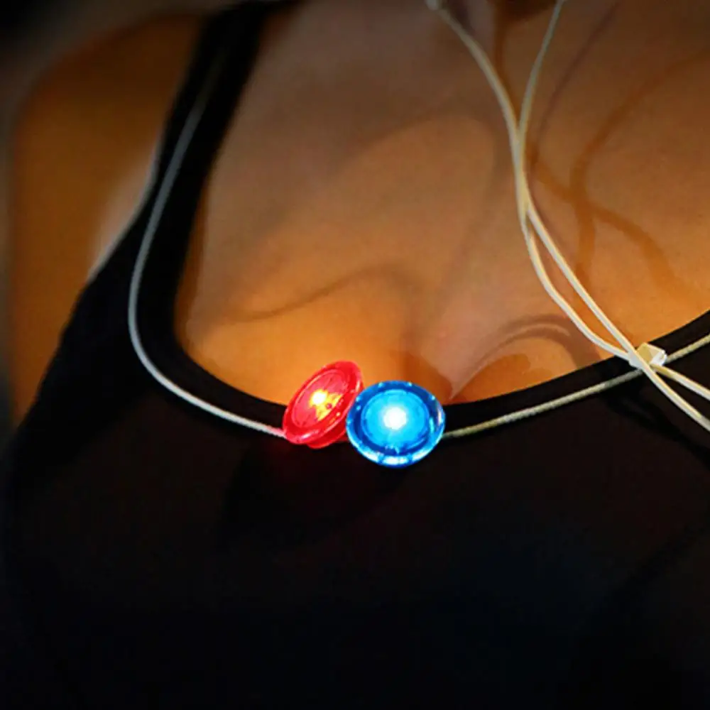 Mini round shoe clip, LED lights for night running, bike, sports, bright warning lights
