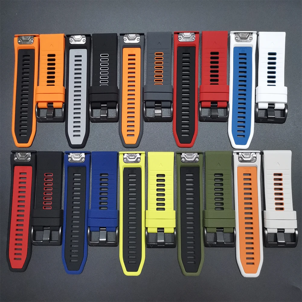 Sport Silicone Strap - QuickFit 22/26mm Watchband Bracelet