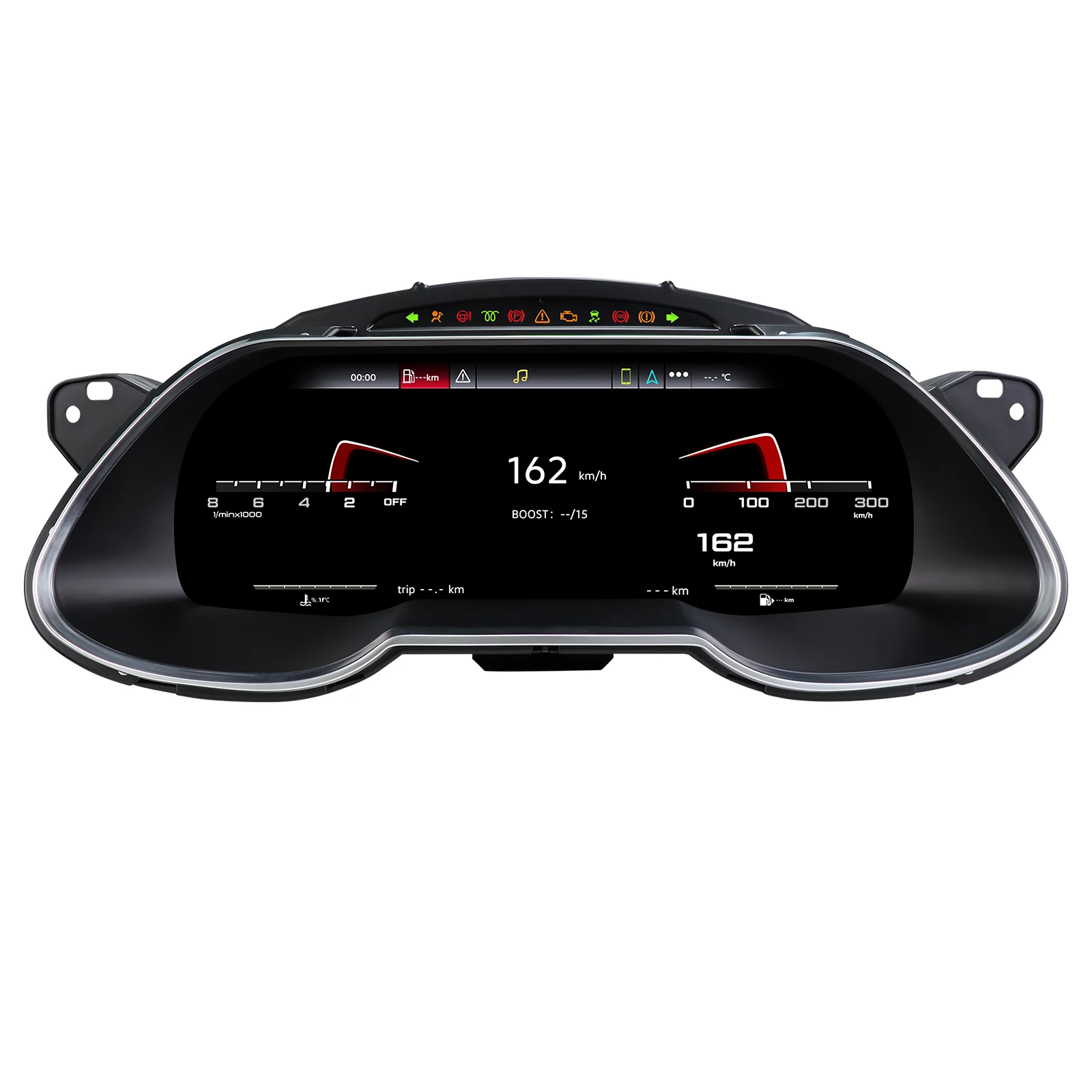 Hizpo - Panel de Instrumentos Digital LCD de 12.3 Pulgadas para Automóvil, para Audi A4 2013 2014 2015 2016, Modificación de Radio de Auto, Panel de Instrumentos, Pantalla de Instrumentos, Velocímetro, Sistema Linux 5.4, Cabina Virtual 1