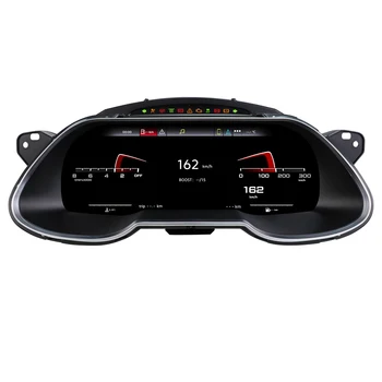 Hizpo - Panel de Instrumentos Digital LCD de 12.3 Pulgadas para Automóvil, para Audi A4 2013 2014 2015 2016, Modificación de Radio de Auto, Panel de Instrumentos, Pantalla de Instrumentos, Velocímetro, Sistema Linux 5.4, Cabina Virtual 1