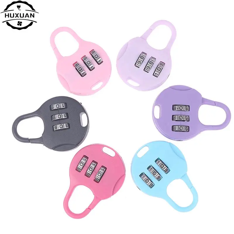 Luggage Travel Digit Number Code Lock Combination Padlock Safe Lock For Gym Digital Locker Suitcase Drawer Hardware Plastic mini padlock security padlock travel padlock luggage padlock digit combination lock combination lock