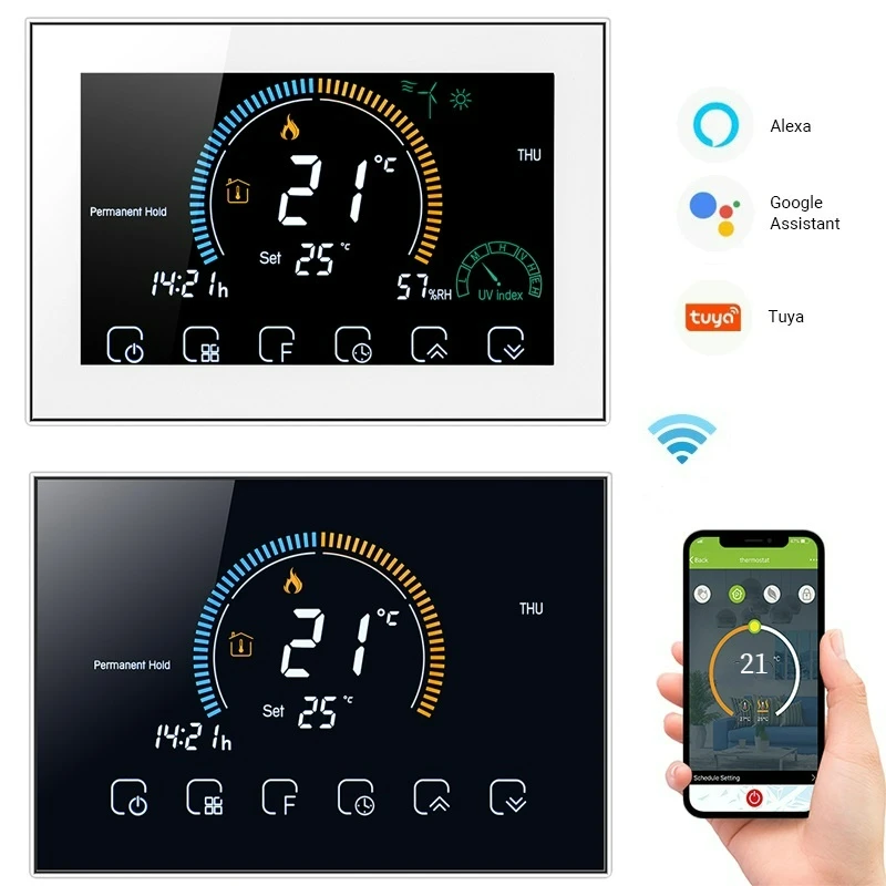verschijnen positie Hoorzitting Heating Thermostat Wifi Google Home Wireless | Control Thermostat Google  Home - Smart - Aliexpress