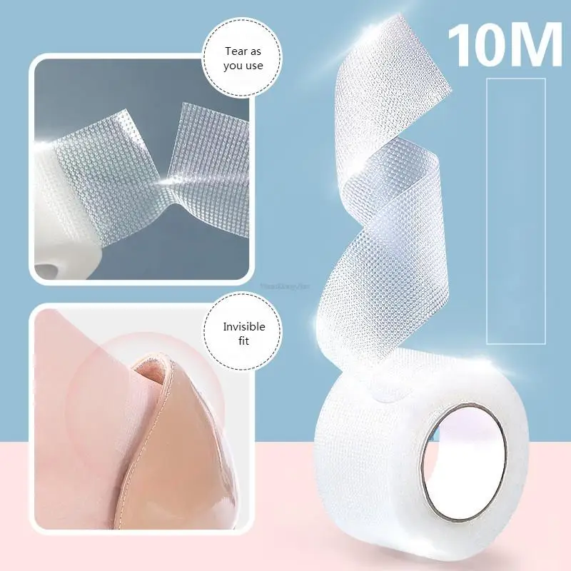 5M PE invisible Heel Protectors Women Shoes Heel Protector Foot Care Products Multifunctional Anti-wear Sticker Shoe Accessories heel protector patches,heel protector pads,heel protector,shoe stickers,shoe anti slip stickers