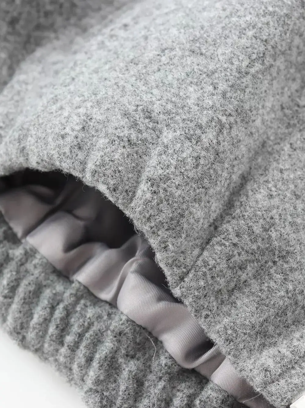 XNWMNZ 2024 Women\'s Fashion Autumn/Winter Soft Bomber Jacket Women Retro Round Neck Long Sleeve Elastic Hem Zipper Female Coat 6