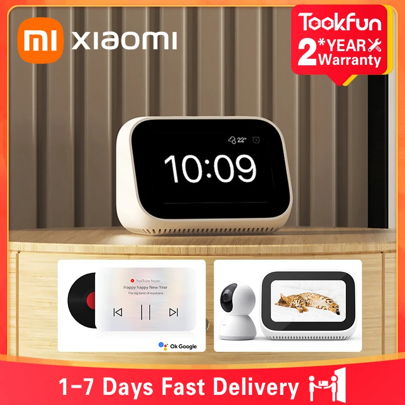 Global-Version-Mi-Smart-Clock-3-97-Inch-Display-Google-Music-Portable ...